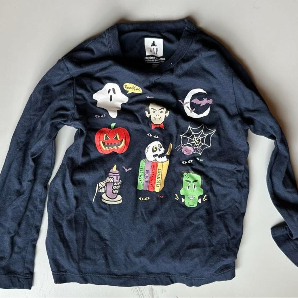 GAP Toddler Cotton Shirt - Black